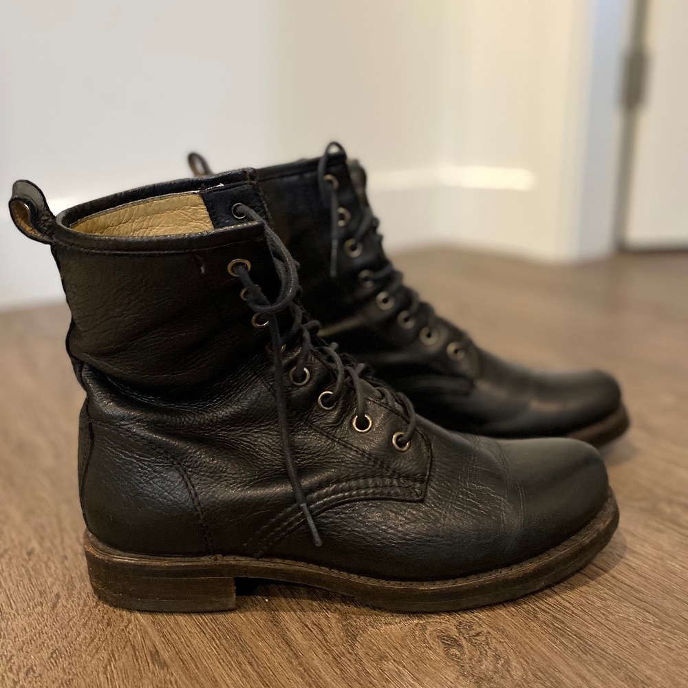 Frye Veronica Combat boots - Black Size 8.5